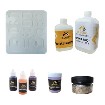 Kit para bisutería con resina epóxica