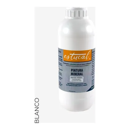 Pintura Mineral Estucal Duo · Blanco
