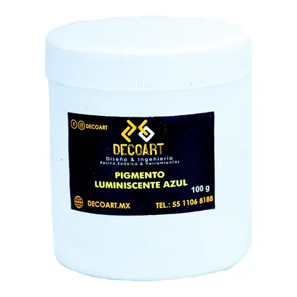 Pigmento Luminiscente 100gr · Azul